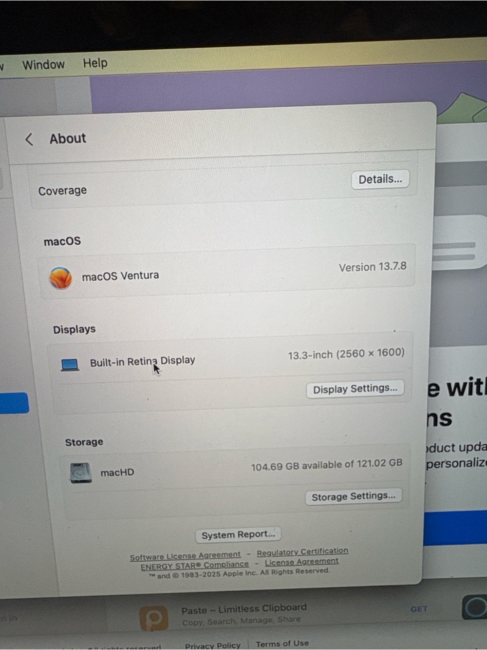 Apple MacBook Pro very good